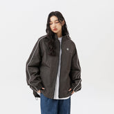 Unisex Jacket Retro Loose Spring and Autumn Sports Jacket